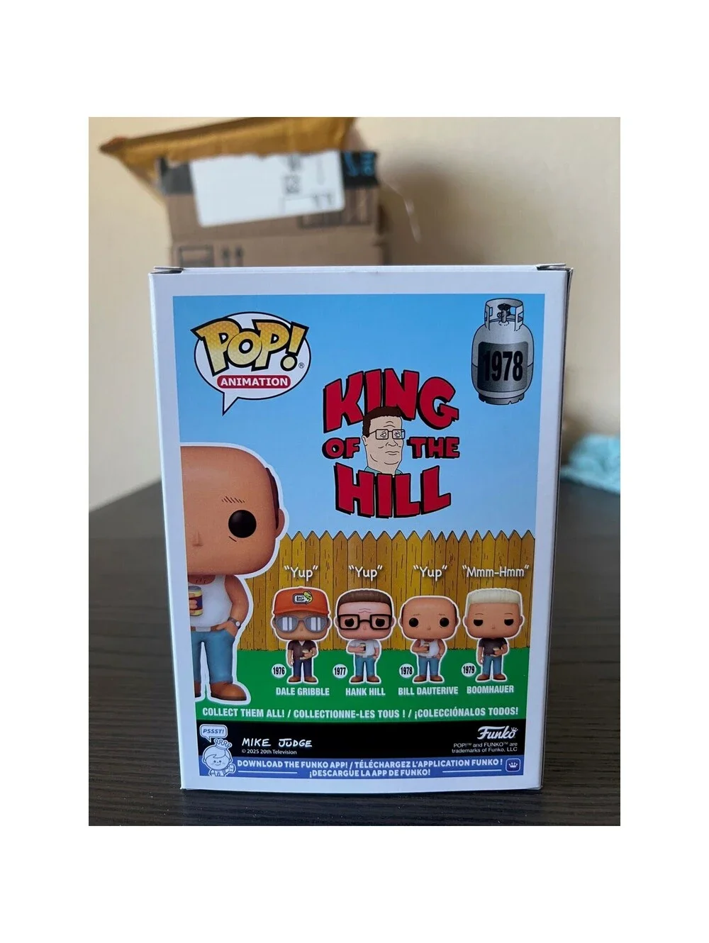 Bill Dauterive Funko Pop #1978 King Hill Television Animation Koth FOX Cartoons